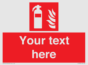 Custom Fire extinguisher Sign